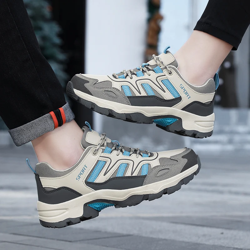 

Couple's Outdoor Sports Casual Hiking Shoes with Anti-slip and Wear-resistant Properties, Fashionable for Camping and Hiking.