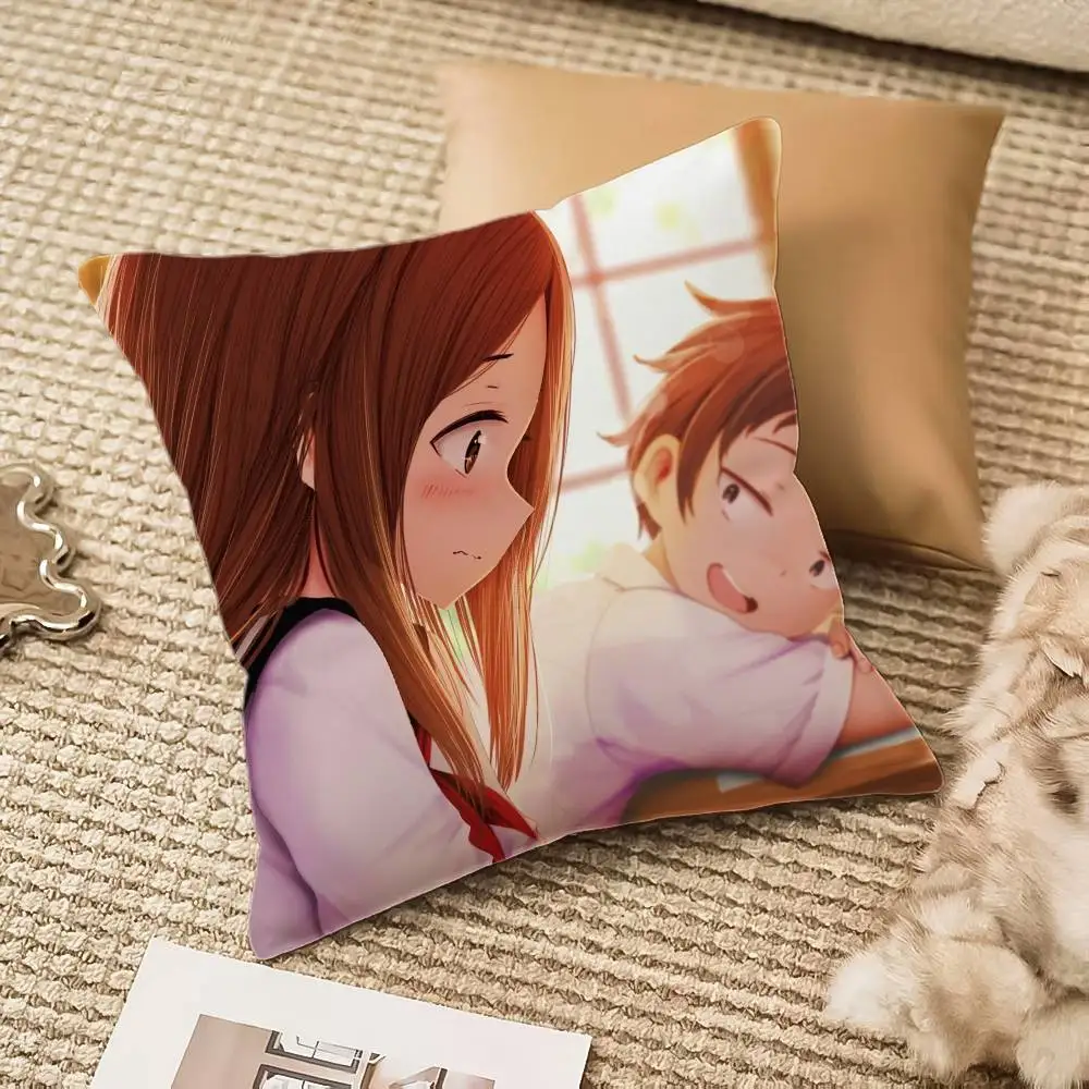 Anime-T-Teasing Master Takagi-sanES-Fun Federa per cuscino Anti-polvere Divano letto con cerniera invisibile