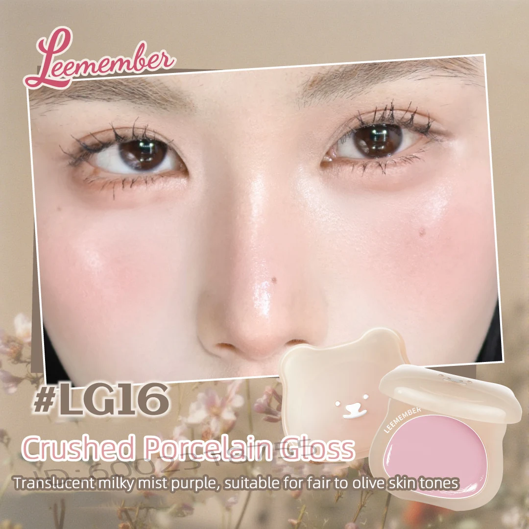 LEEMEMBER Watery Blush Moisturizing Blusher Cream Monochrome Shimmer Cute Cosmetics Longlasting Jelly Face Blusher In Bar Makeup