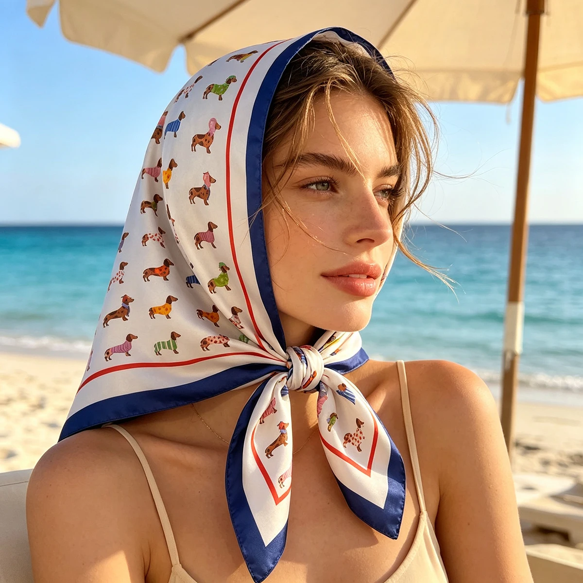 Foulard carré de luxe imprimé - Luxury Bags Reseller avis et prix