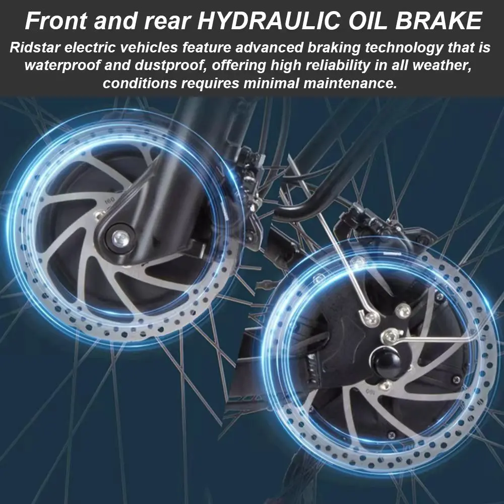 دراجة كهربائية بمحرك مزدوج 3000 وات للبالغين، دراجة جبلية كهربائية طويلة المدى 48 فولت 25 أمبير، إطارات دهنية مقاس 24 بوصة، أزرق