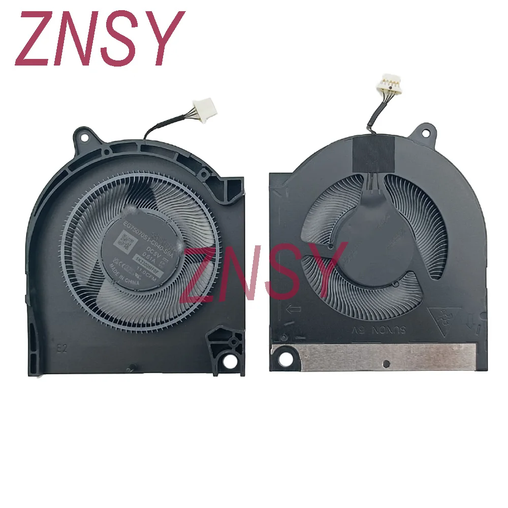 DC5V CPU GPU Fan Cooler For Dell G16 7635 7630 G15 5530 EG75070S1-C940-S9A EG75070S1-C930-S9A Laptop Processor Cooling Radiator