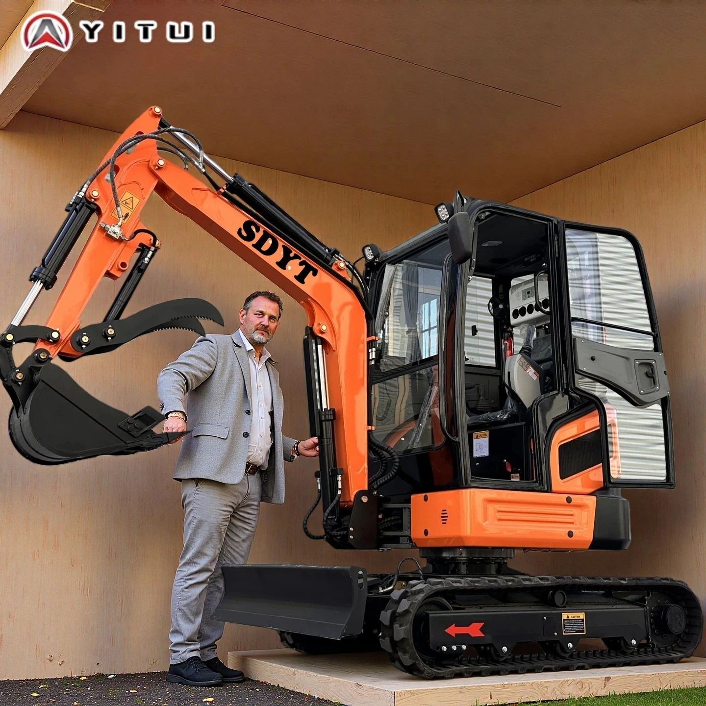 حفارة صغيرة مخصصة 2.6 طن مشبك الإبهام حفارة صغيرة ساخنة-مصنع توريد ضمان جودة المحرك يورو 5 #1