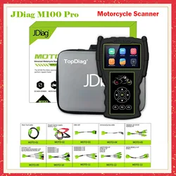 JDiag M100 Pro 오토바이 스캐너 진단 도구, OBD2 결함 진단 도구, BMW 혼다 야마하 스즈키 KTM용 오토바이 코드 리더