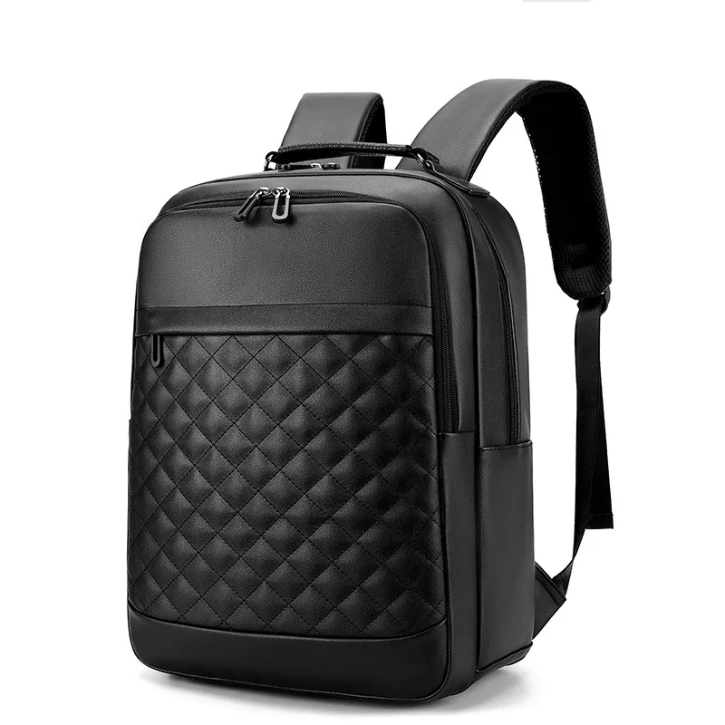 Business Backpack, Men's Waterproof Backpack, Fashionable and Multi-Functional Computer Backpack, School Bag, Gift for College S view 5
