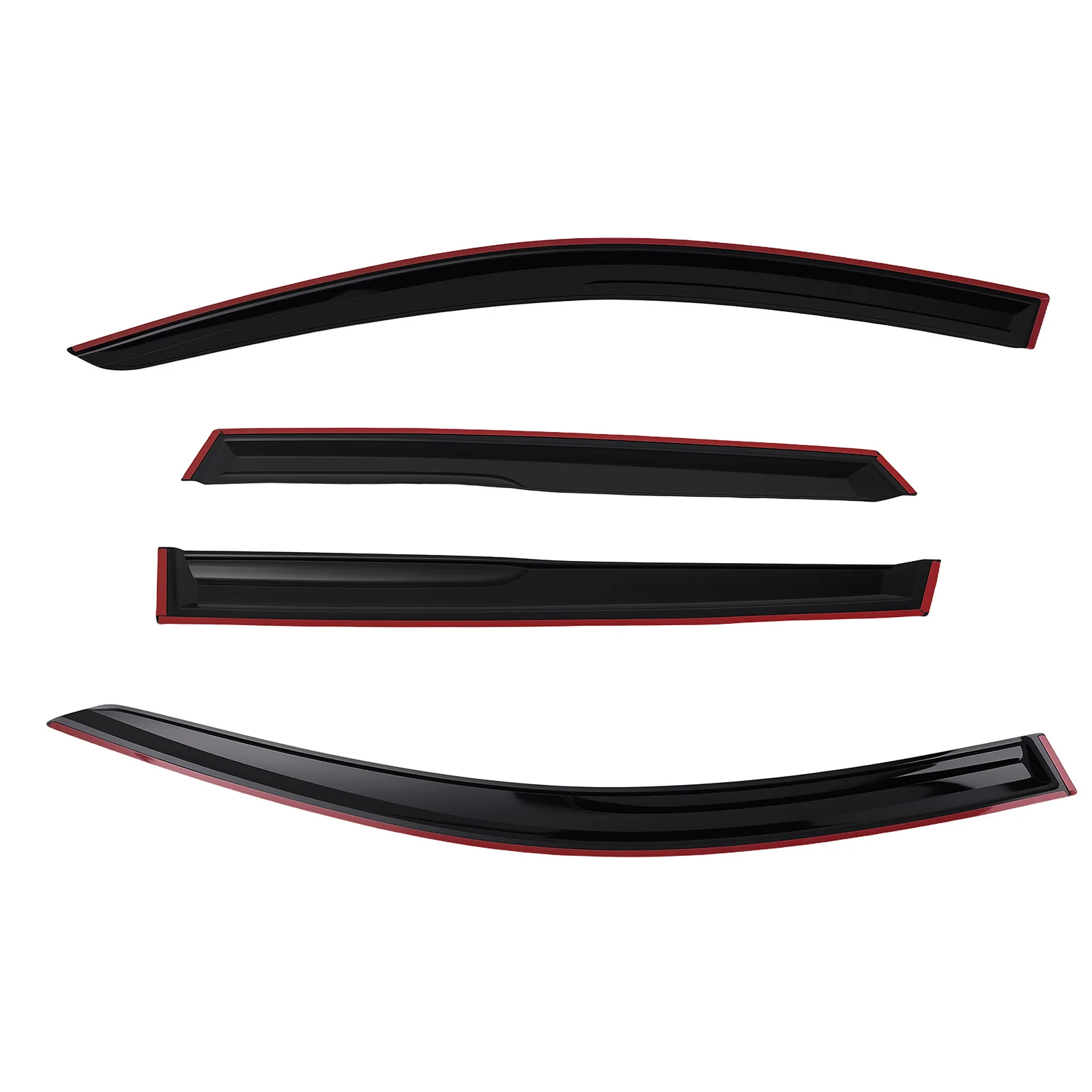 

Wind Deflectors Visor Rain Guards for Renault Clio MK5 2019-Up Hatchback Black