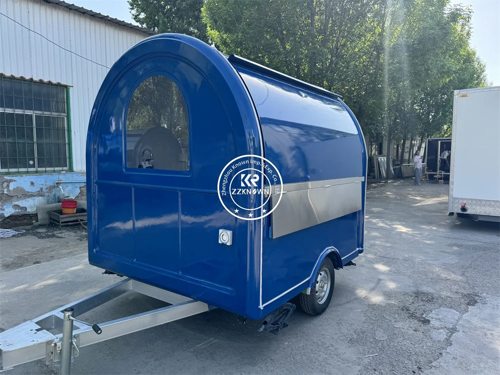 

Food Truck Van Mobile Kitchen Snack Pizza Kiosk Coffee Ice Cream Cart Custom Fully Catering Equipments Concession Food Trailer