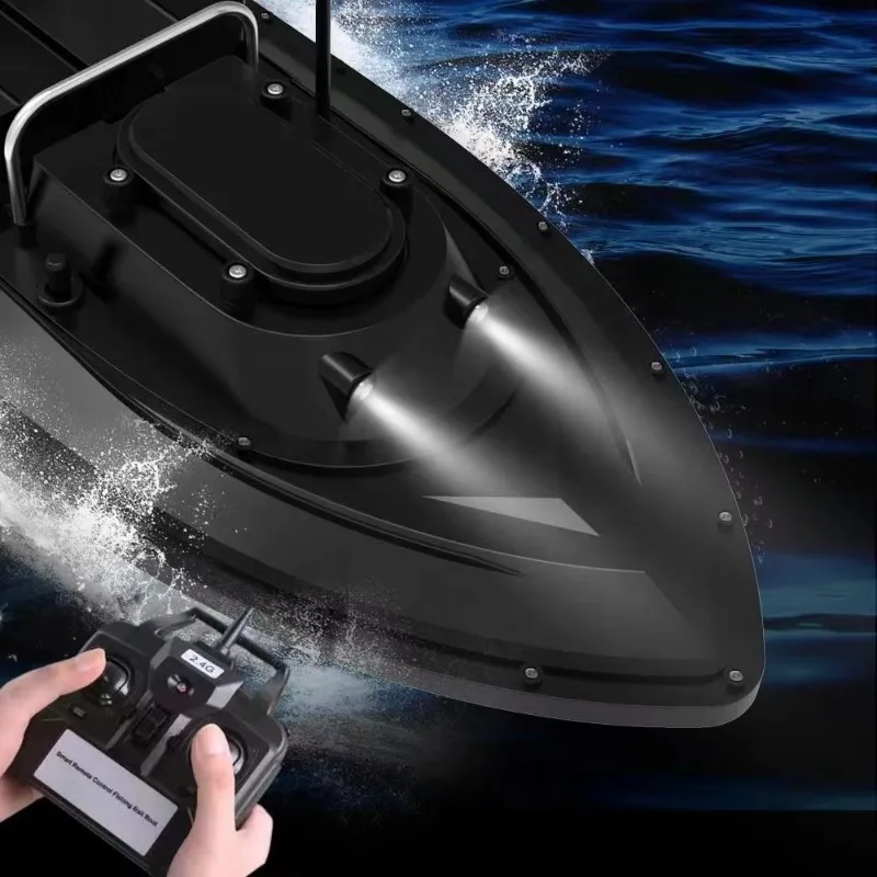 

ABS 7.4V Electric Baitboat Two Silos Remote Control Fish Finder 500m Fishing Fishing Feeding Bait Boat GPS