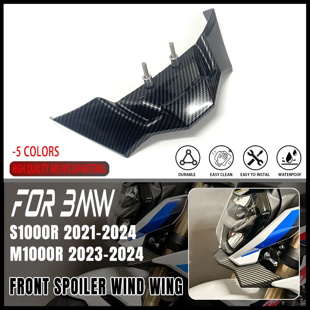 

S1000R Motorcycle Accessories Forward Air Lip Cover Fairing For BMW S 1000R M1000R 2021 2022 2023 2024 Forreduce wind resistance