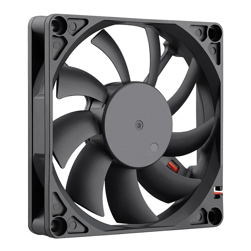 Gdstime 1 Piece DC 12V 24V 80mm x 15mm Dual Ball Bearing PC Case DC Cooling Fan 80x80x15mm 8cm 8015 Mute Radiator Cooler 2 Pin