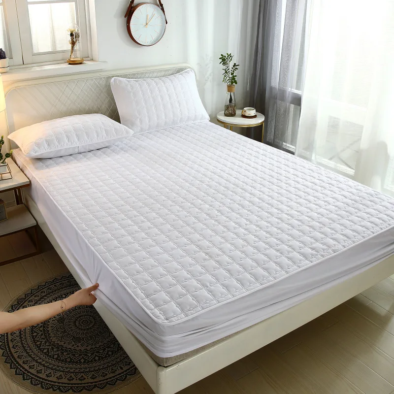 

Quilted cotton quilt cover padded baby mattress protector hotel bedspread all-inclusive waterproof bedspread wholesale