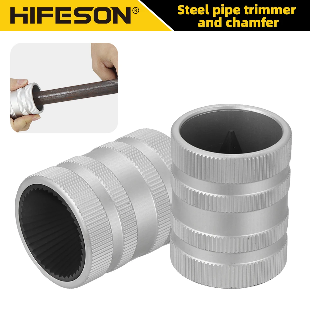 

Pipe Reamer Deburring Tool, Inner And Outer Pipe Chamfering Trimmer, For 1/4 "~1-3/8" Copper Pipe/Aluminum Pipe/PVC Pipe