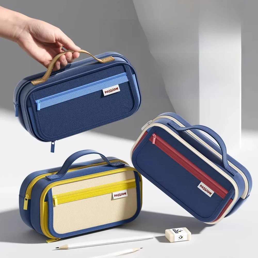 trousse-a-crayons-retro-grande-capacite-autoportante-pour-garcons-eleves-du-primaire-nouvelle-collection-2026-style-ins-haute-valeur-esthetique