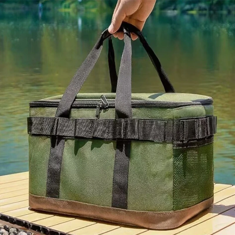 

23L Outdoors Portable Thermal Cooler Bag Outdoor Lunch Box Work Leakproof Insulated Durable Lunch Bag for Meal Camping Picnic
