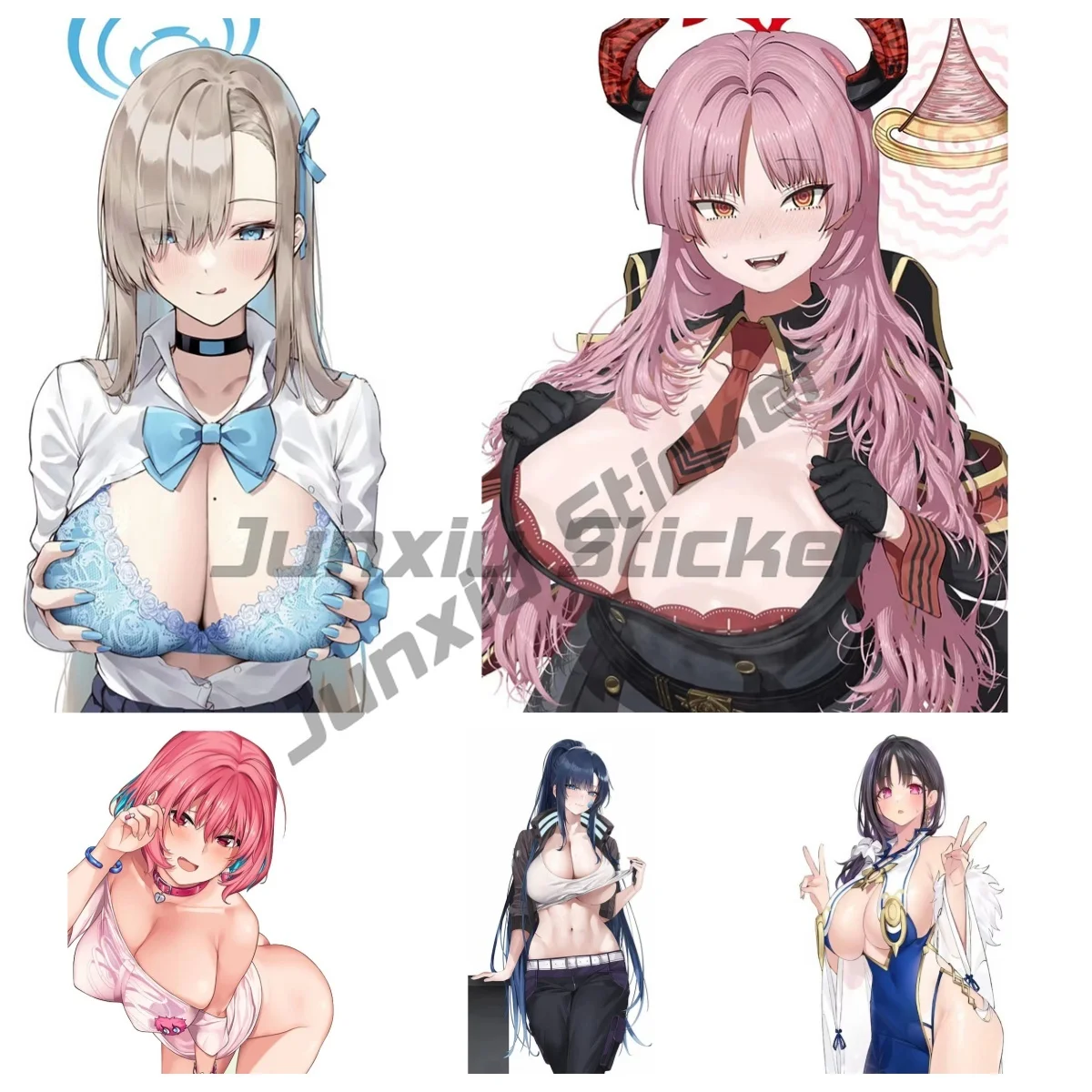 

Sexy Anime Characters Car Sticker Motorcycle Waterproof Decal Laptop Campervan Decals Vinyl Car Sticker Decal PVC Wholesale