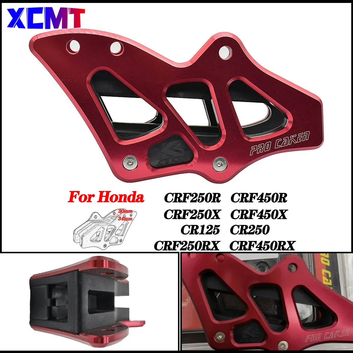 

Motorcycle Modification CNC Chain guide For Honda CR125 CR250 CRF250R CRF450R CRF250RX CRF450RX CRF450X CRF450L CRF 250R 450