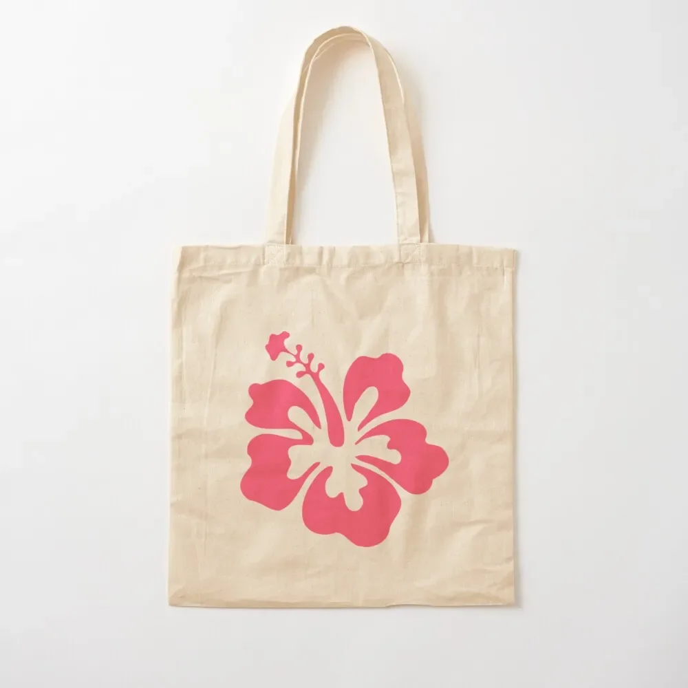 

Preppy pink Hibiscus coconut girl aesthetic x Tote Bag hand bag ladies reusable shopping bags Tote Bag