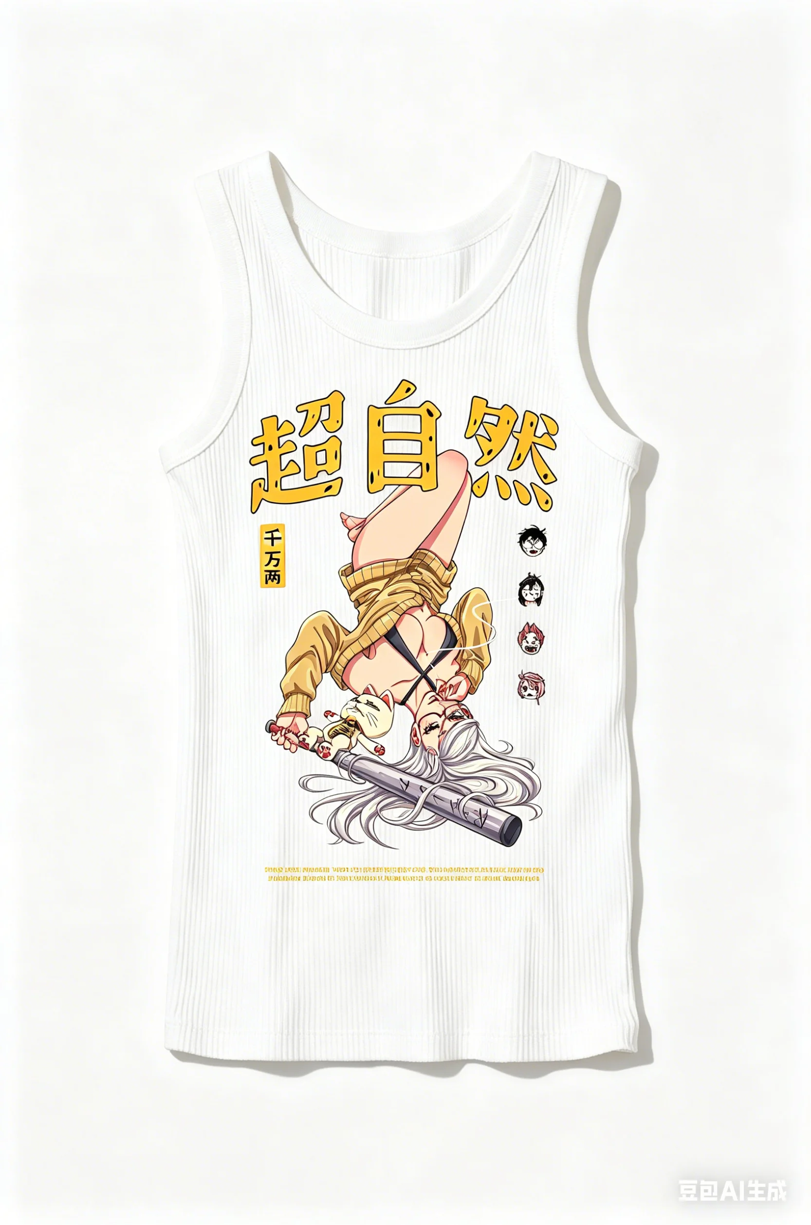 Dan Da Dan New Model Ribbed Tank Streetwear Anime Lover personality Clothes Year round clothing Unisex soft high quality gift