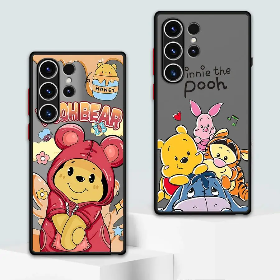 Disney Winnie The Pooh Phone Case for Samsung Galaxy A21s A21s Note 10 Plus A51 Note 20 Ultra A31 A71 A12 A50 Note 9 8 A70 Cover