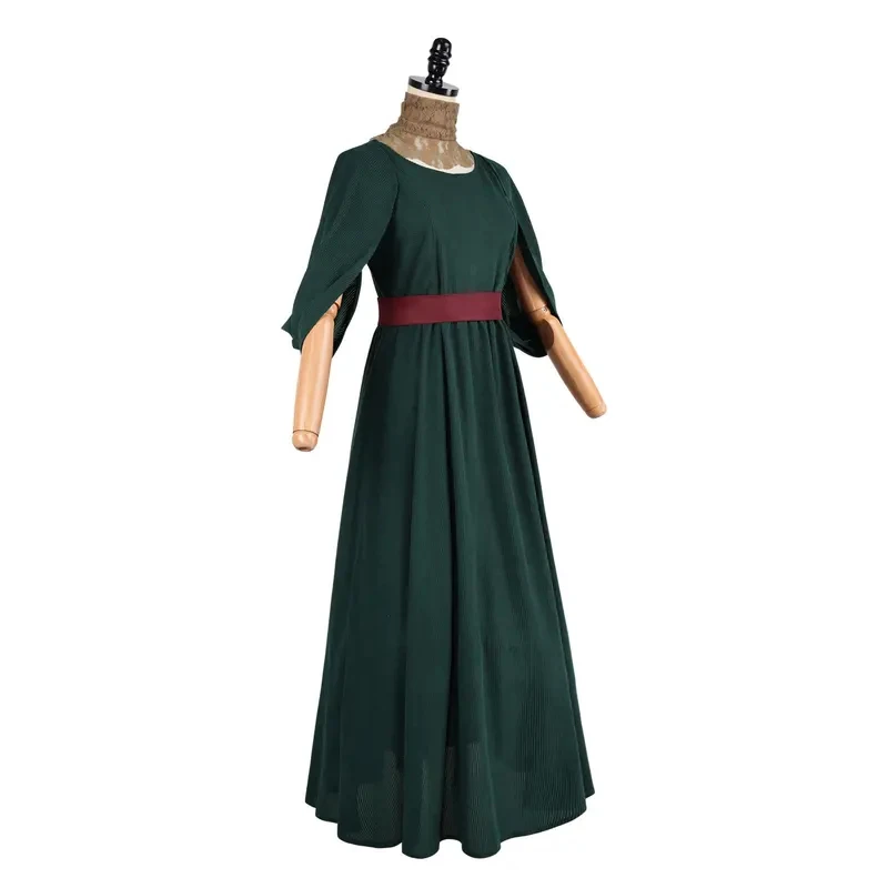 Vestido Penelope de The Odyssey, verde, disfraces de cosplay medievales, ropa de actuación para Halloween, para mujeres adultas, hf5