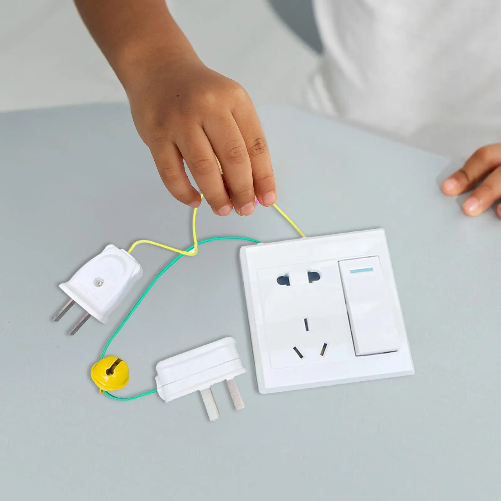 المقبس الكهربائي ملحقات اللوحة المشغولة لتقوم بها بنفسك ألعاب تعليمية ألعاب مونتيسوري النشاط الحسي أجزاء اللوحة المشغولة للأطفال