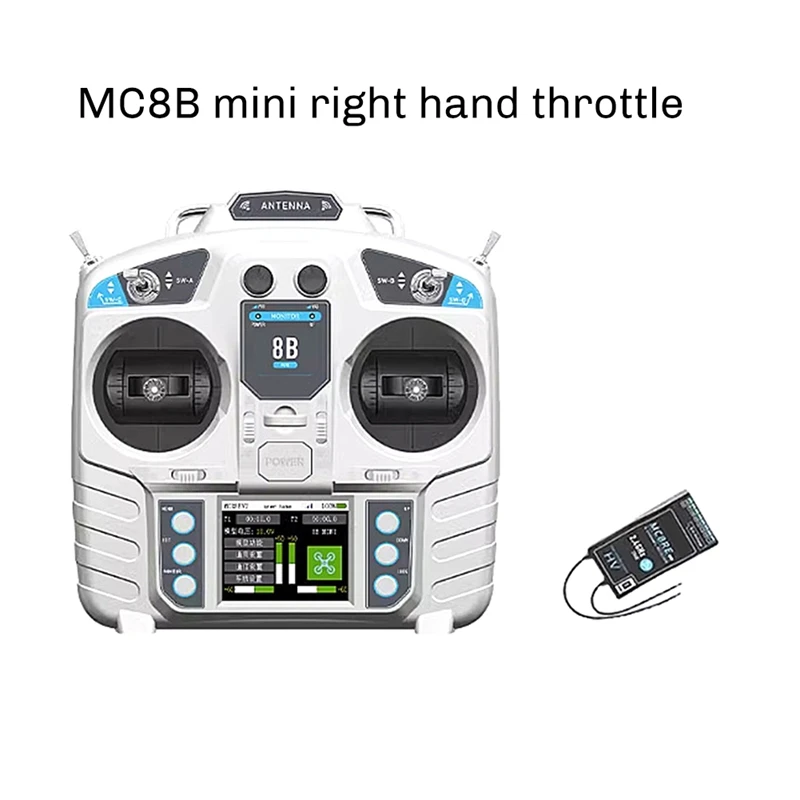 

RC Transmitter with MC8RE-V2 Receiver Radio System Right HandJAS