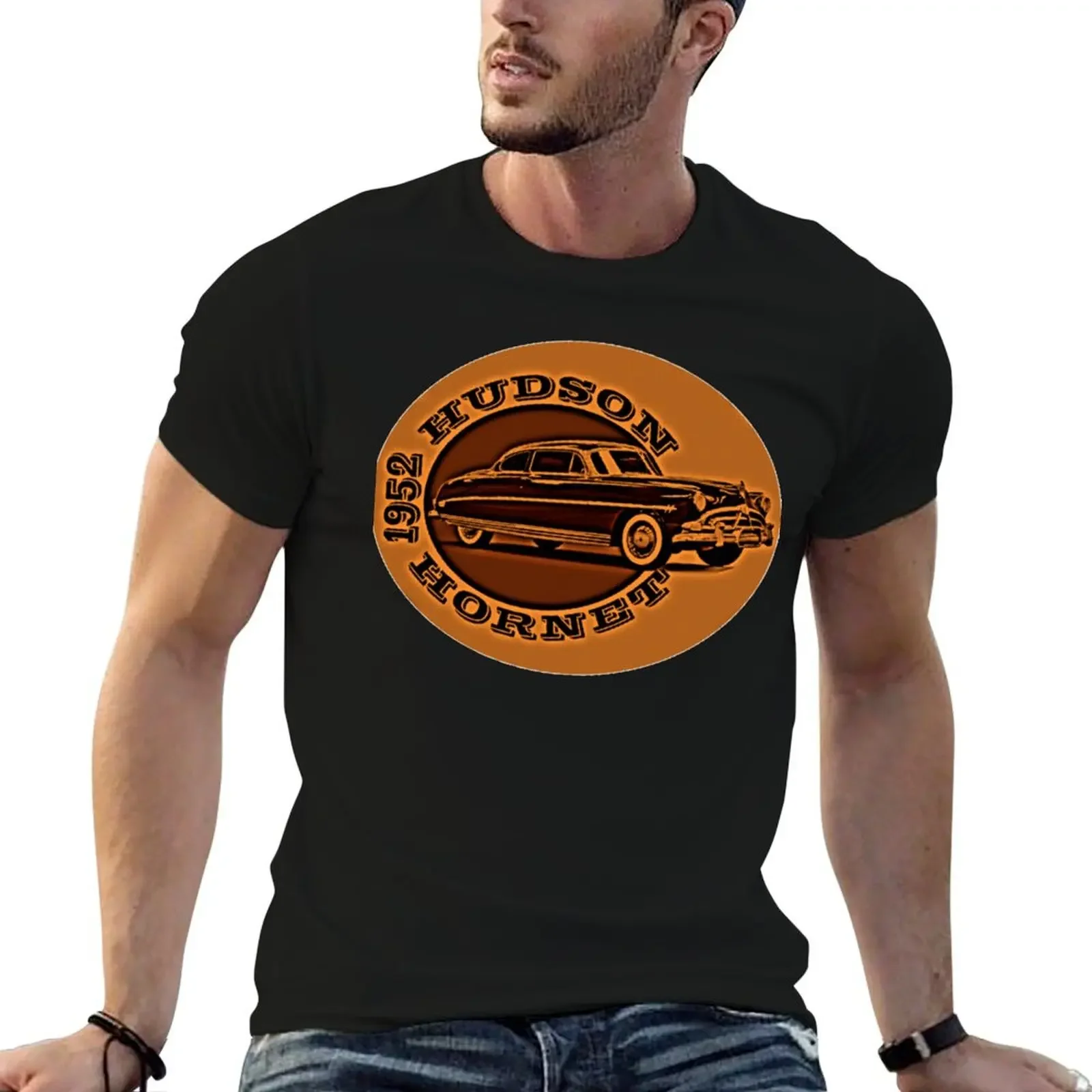 Hudson Hornet 1952 T-Shirt oversized basketball graphic tees mens graphic t-shirts funny