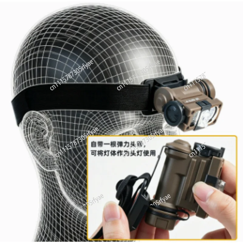 Tactical Helmet Survival Light 3rd Gen Upgraded With Lens IR Identification Signal Light Outdoor Night Vision