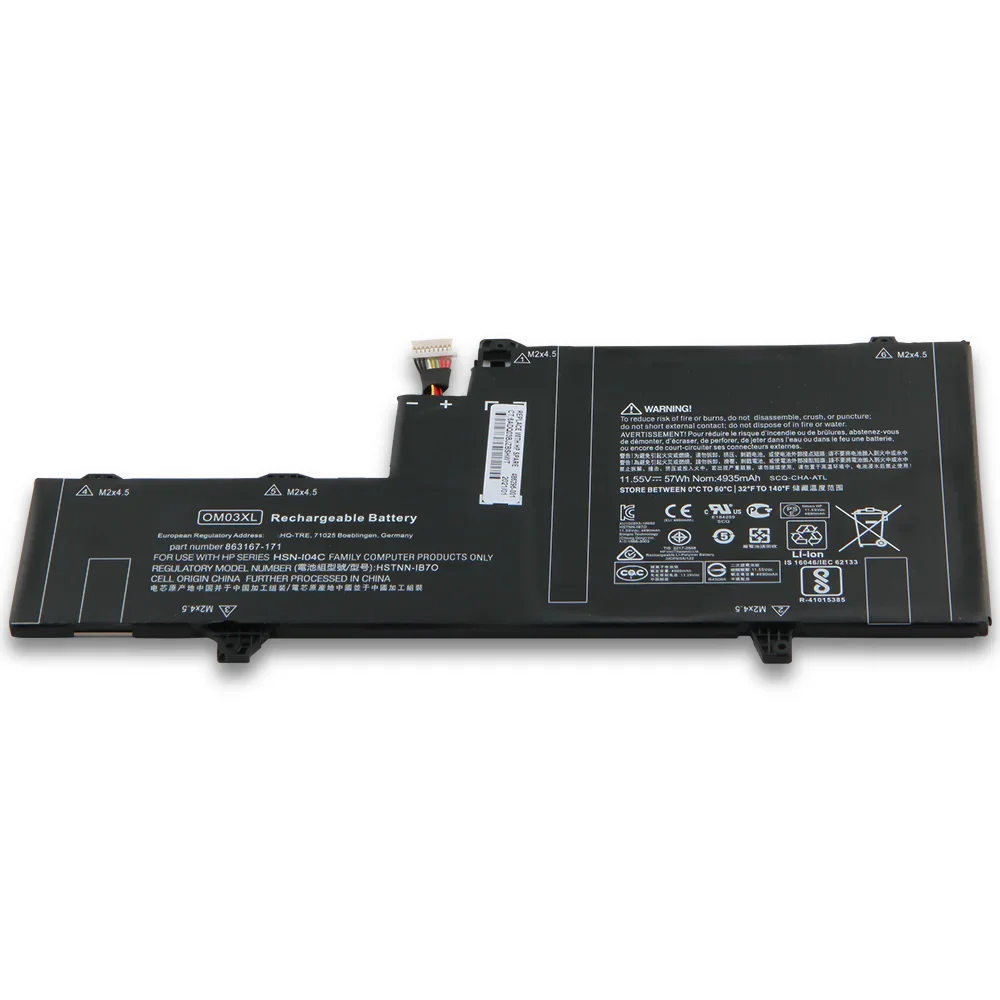 Original Replacement Laptop Battery HSTNN-IB7O OM03XL For HP EliteBook 1030 G2 1GY31PA 4935mAh