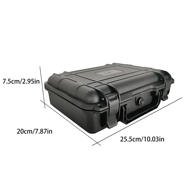 Portable Precision Instrument Safety Protection Box, Thickened Pp Material/includes Universal Cotton Multi-functional Tool Box