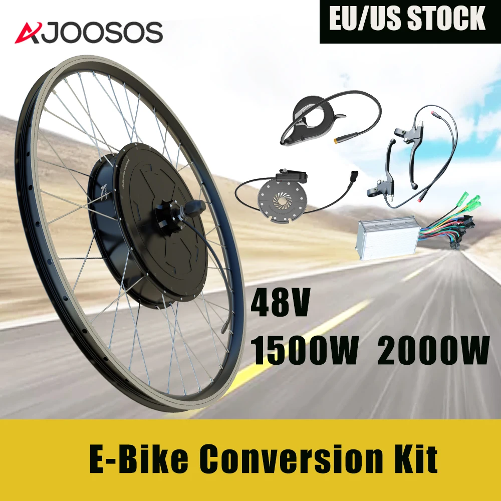 

48V Electric Bike Conversion Kit 1500W 2000W Brushless Hub Motor Top Speed 65KM/H Mountain Bike SW900 LCD Bicycle Accessories