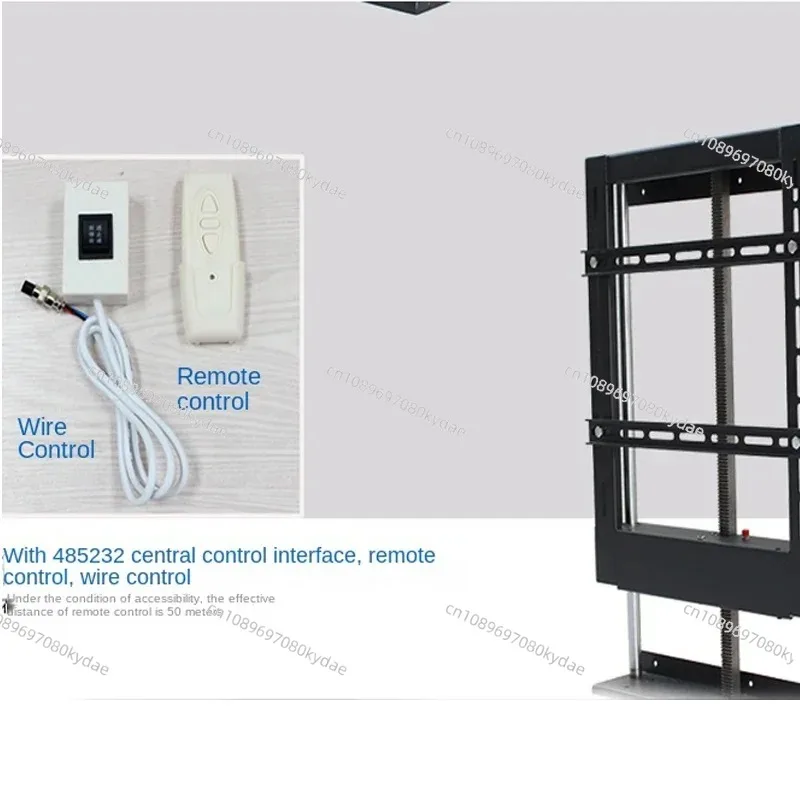 LCD TV lifting movement Electric TV cabinet partition lifter expansion bracket hanger 26-84 inches