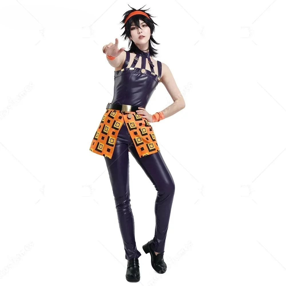 

Miccostumes женский костюм для косплея Narancia с повязкой на голову для косплея на Хэллоуин