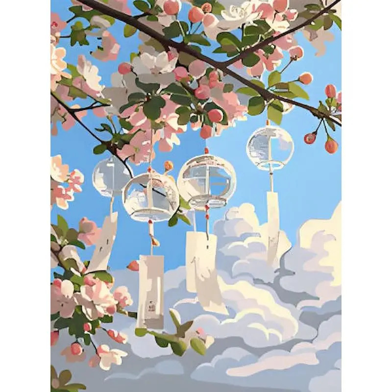 

GATYZTORY Scenery Paint By Numbers Wall Art Picture Drawing Kit Landscape Craft Supplies Create Wall Art Paint With Numbers