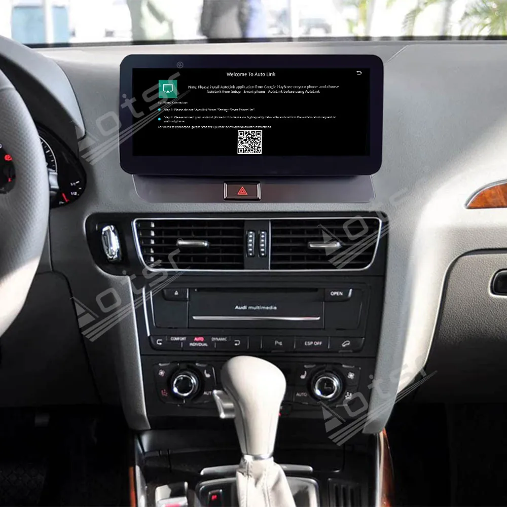 شاشة 10.25 بوصة نظام لينكس لأودي Q5 2009-2017 Carplay ستيريو الوسائط المتعددة راديو نظام ملاحة GPS اكسسوارات السيارات