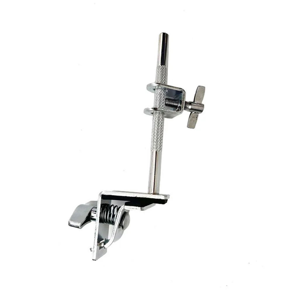 Cowbell Clamp Drum Cowbell Bracket Mount Cowbell Stand Holder Clip Percussion Accessory with Parallel Action Jaws