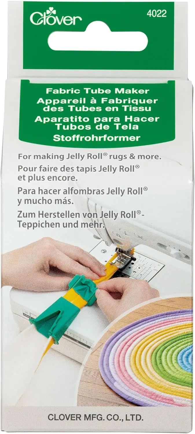 

Clover Fabric Tube Maker - Easy Sewing Tool for Bias Binding and Quilting