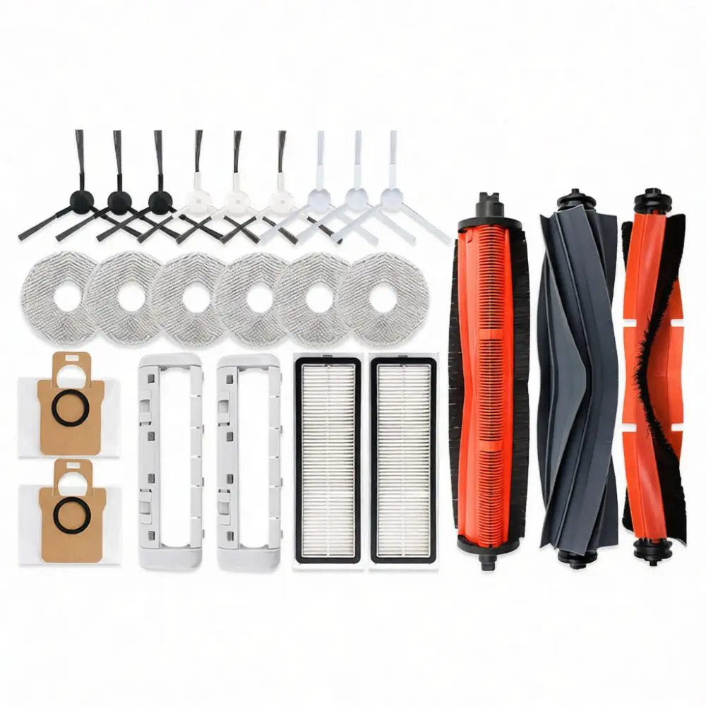 Replacement Parts For X10 Plus X20 Plus Robot Vacuum Main Roller Brush Side Brushes Filter Mop Pads Cleaning Accessory