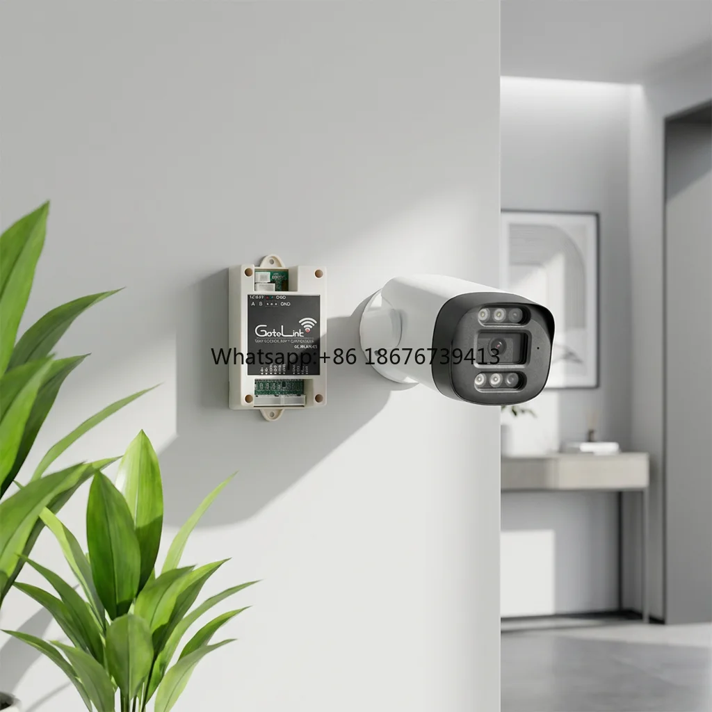 Smart Intelligent WiFi+Bluetooth Door Opening APP with 4 Relays & RS485 Interface Real-time Monitoring Anywhere Anytime