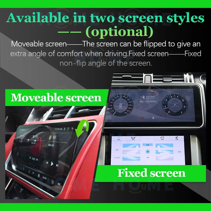 Moveable Screen Android 13 For Land Rover Range Rover Vogue 2013-2018 Reversible Navigation Car Dvd Radio Multimedia Player GPS