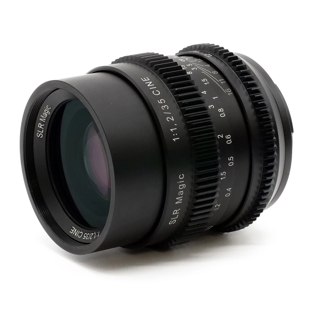 

SLR Magic 35mm F1.2 Full Frame Wide Angle Cine Cinema & Prime Lens Manual Focus for E-mount, X-mount