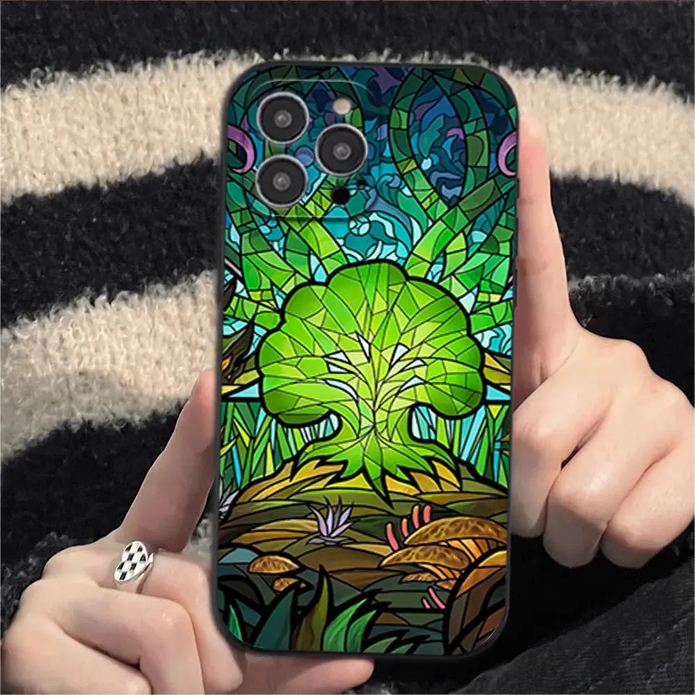 Game M-Magic The G-Gathering Cool M-MTG Phone Case for iPhone 12 11 13 14 15 16 Max Pro Plus Black Soft Silicone shell