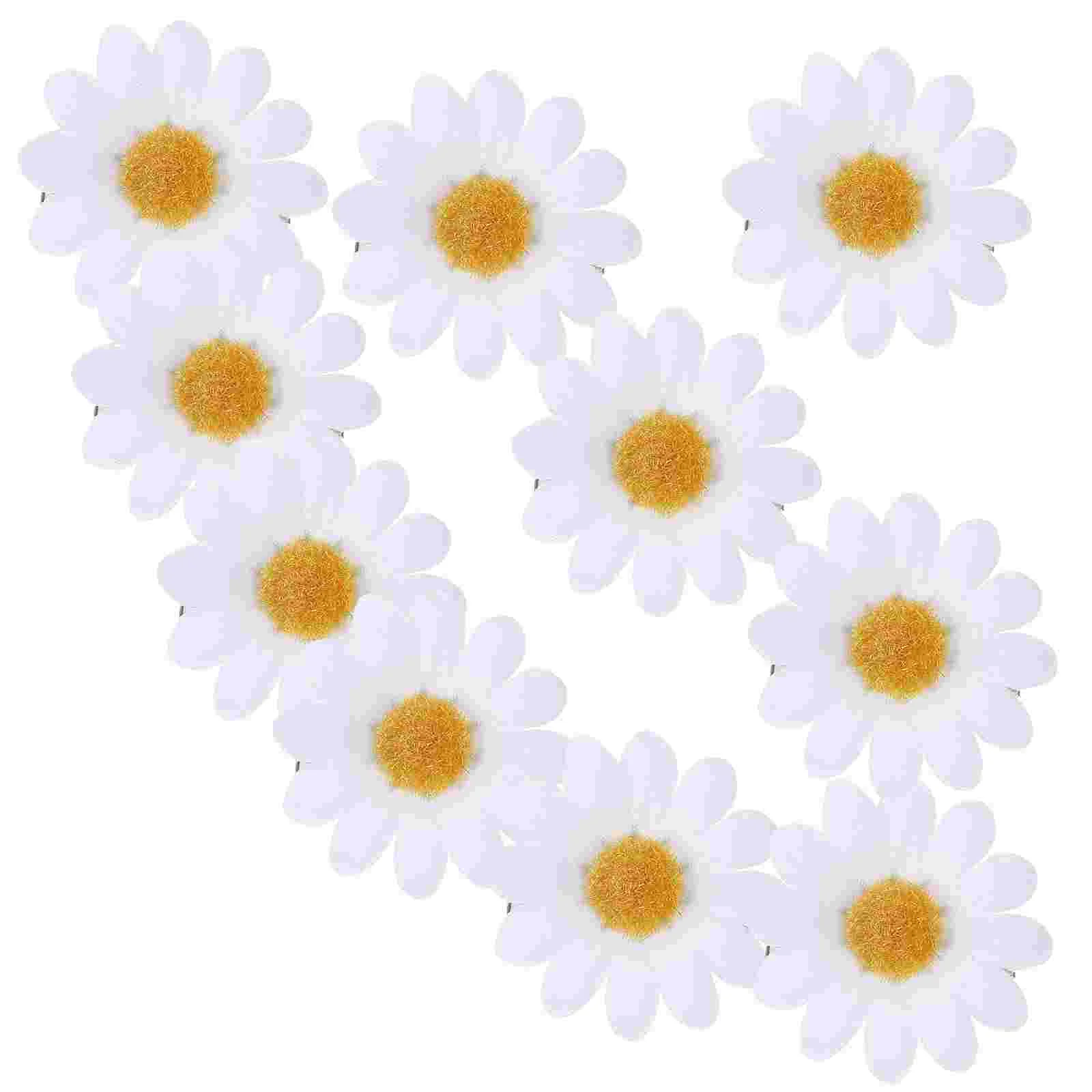 12 Pcs Girl Hair Clip Baby Accessories Small Women Barrettes Daisy Clips Girls Pins Child Claw