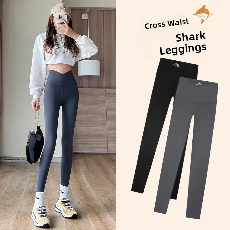 

Летние тонкие женские брюки для йоги с высокой талией, подтягивающие ягодицы, повседневные, облегающие, длинные, для фитнеса