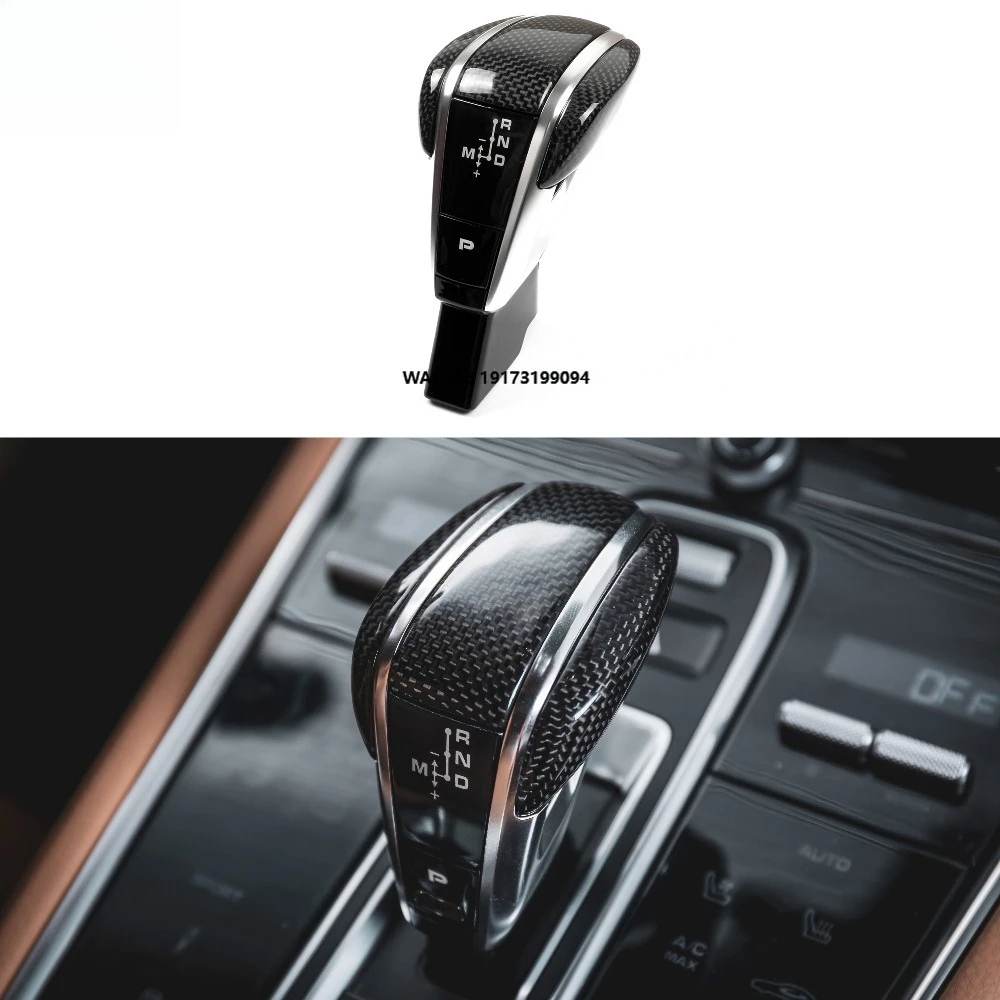 

for Panamera 971 Car Gear Handle Car Gear Shift Knob Gear Shift with Carbon Fiber Material 2017-up