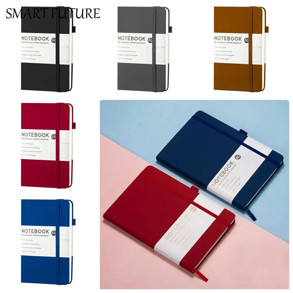 

Strap Notebook A6 Mini Notebook Memo Diary Planner Taking Notes Pocket Notepad Agenda Organizer Word Book