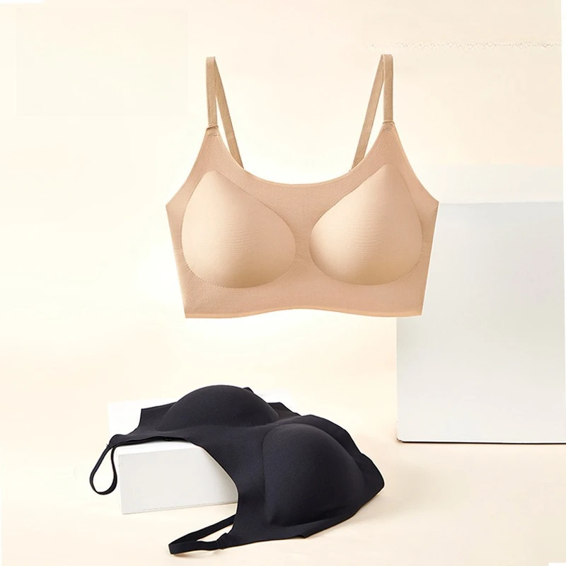 Ropa interior deportiva para mujer, conjunto sin costuras, cómodo sin anillos de acero, Top Sexy, elegante y encantador, transpirable