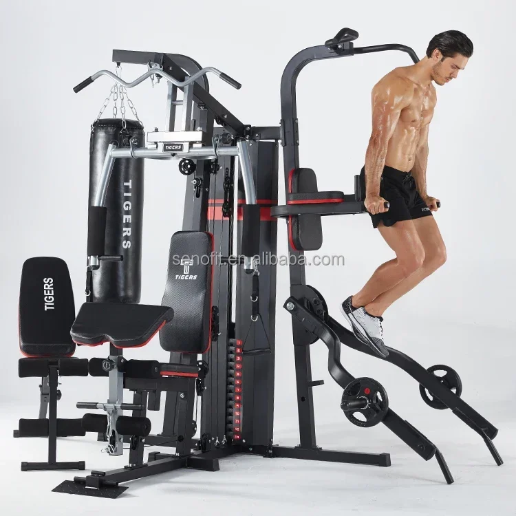 Home Multi Gym Fitness Equipment Comprehensive Training Large Combined Strength Workout Trainer Mutli Function Station