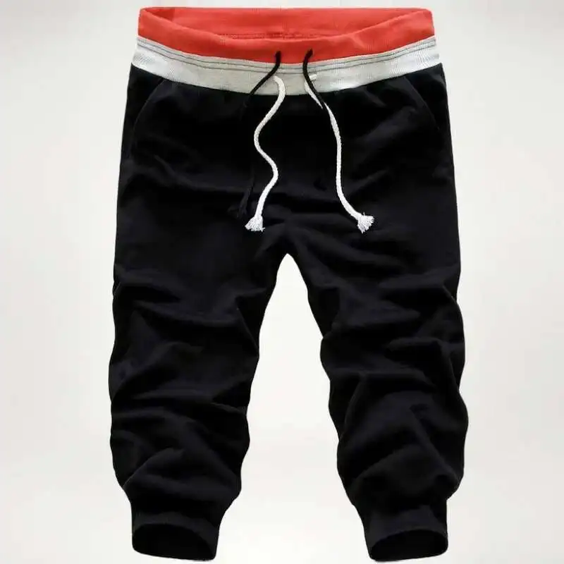 Solid Low Trade Spring Waist Men's Autumn Thin And Foreign Fashion Sports Casual S