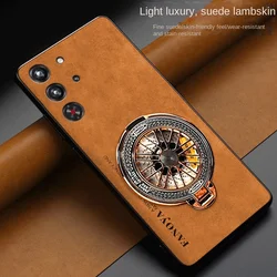 Sheep Leather Capa For Red Magic 10 11 10s Pro Plus air Case Magnetic Ring Holder Stand Protection Cover For RedMagic 10 Pro+